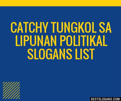 100+ Catchy Tungkol Sa Lipunan Slogans 2024.